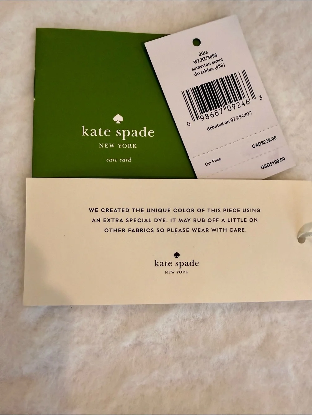The Kate Spade Dilia Somerton Street clutch  NWT